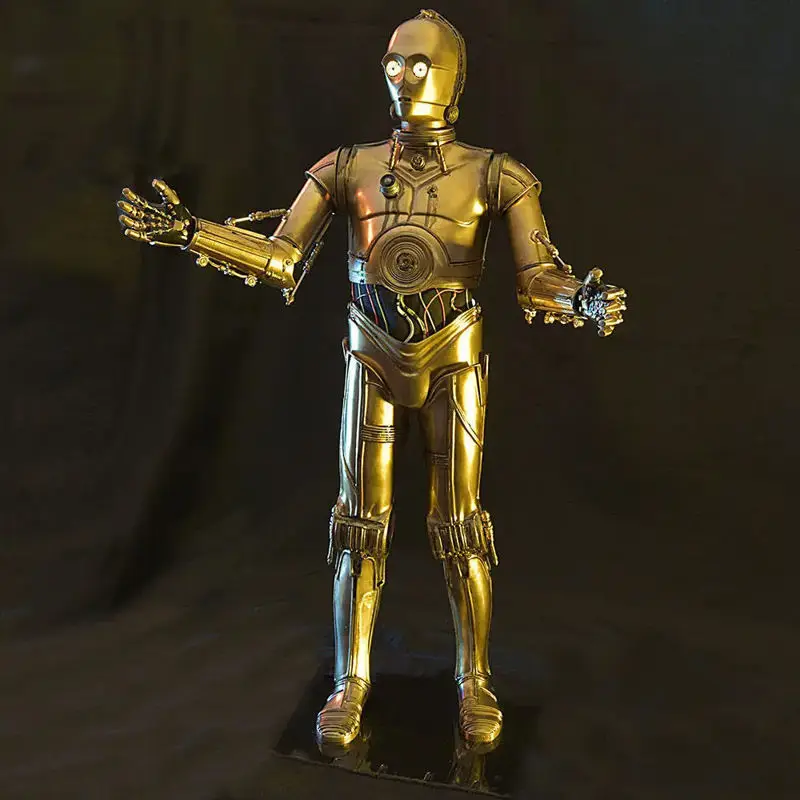 C3PO Figuries 3D Print Model STL