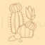 Cactus vector icon