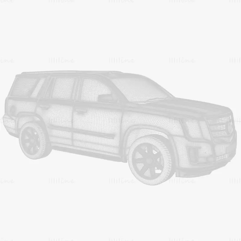 Cadillac Escalade modelo 3d