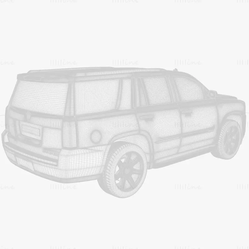 Cadillac Escalade modelo 3d