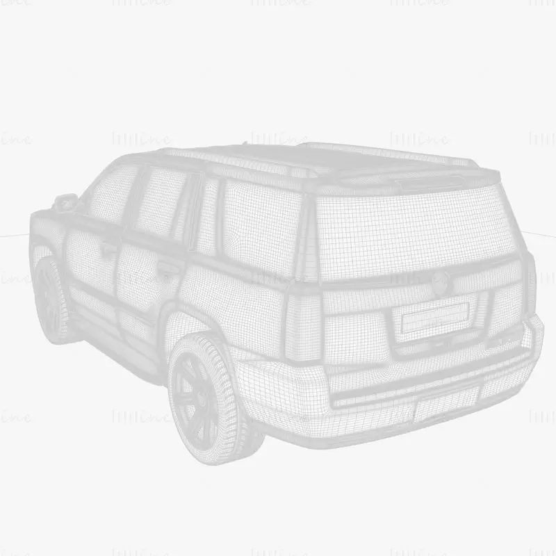 Cadillac Escalade modelo 3d