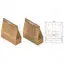 Cake dessert takeaway packaging dieline vector