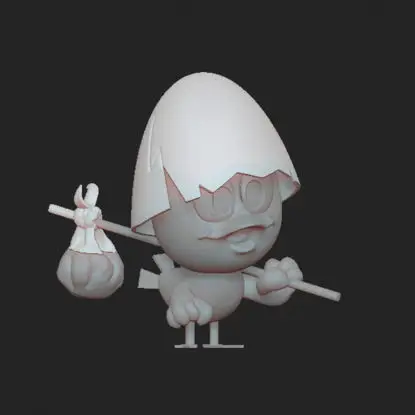 Calimero 3D tiskový model STL