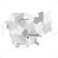 Cambodia map vector
