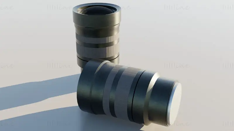 Camera Lens 3D Model