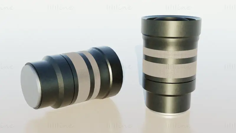 Camera Lens 3D Model