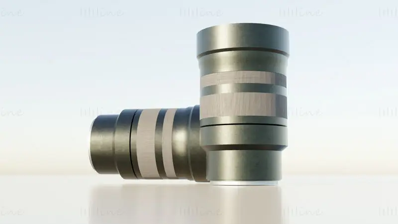 Camera Lens 3D Model