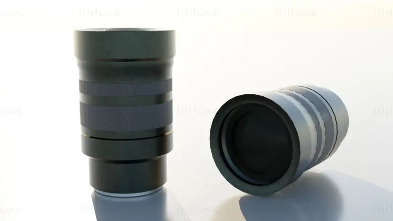 Camera Lens 3D Model