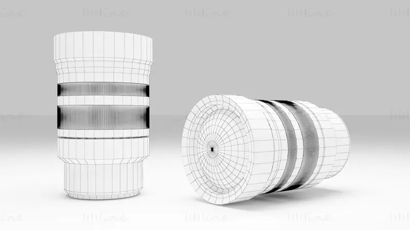 Camera Lens 3D Model