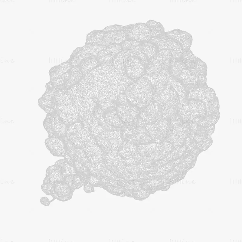Cancer Cell Tumor Anatomy 3D Model