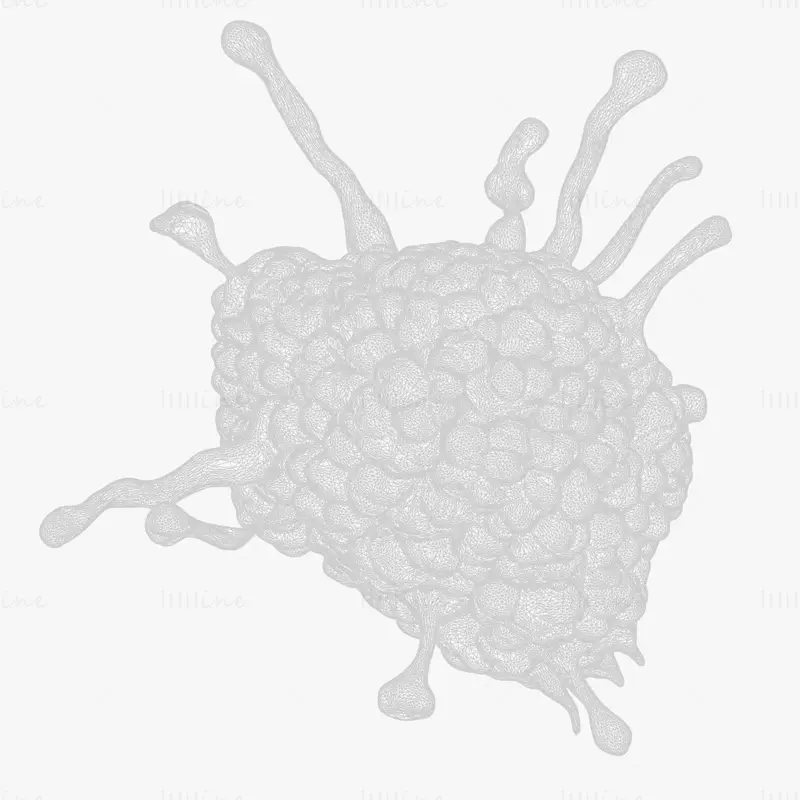 Cancer Cell Tumor Biology 3D Model
