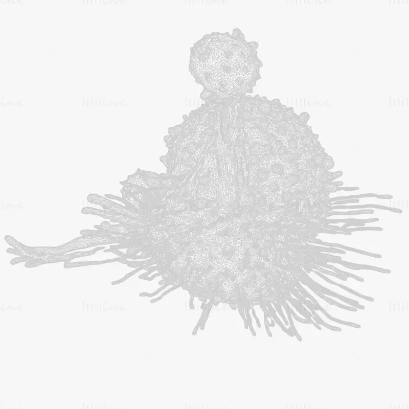 Cancer Cell Tumor C4D 3D Model
