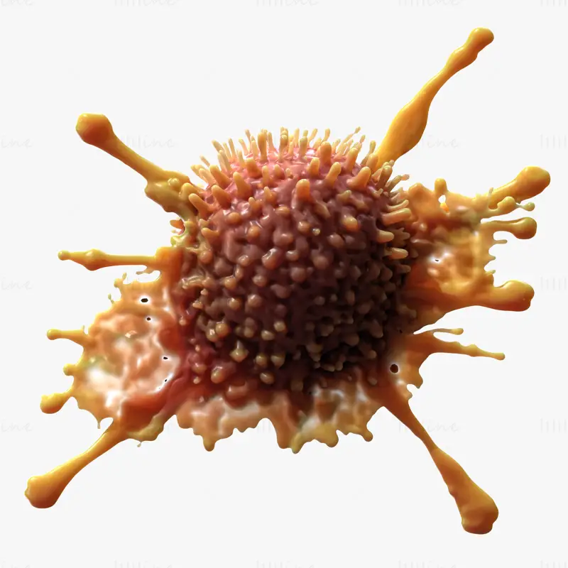 Cancer Cell Tumor Multi Format 3D Model