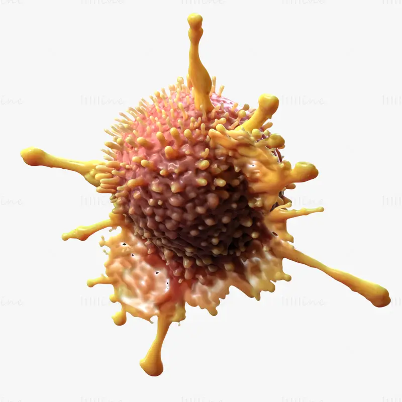Cancer Cell Tumor Multi Format 3D Model
