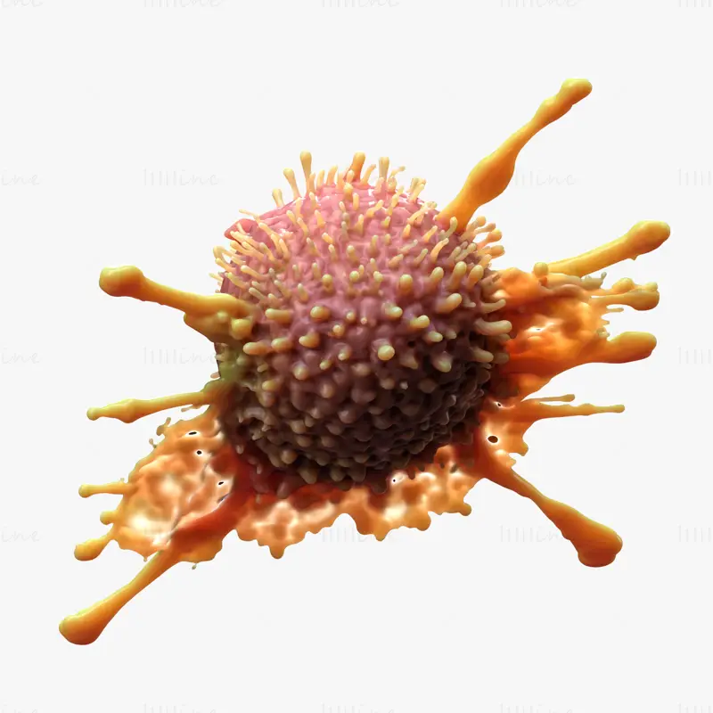 Cancer Cell Tumor Multi Format 3D Model