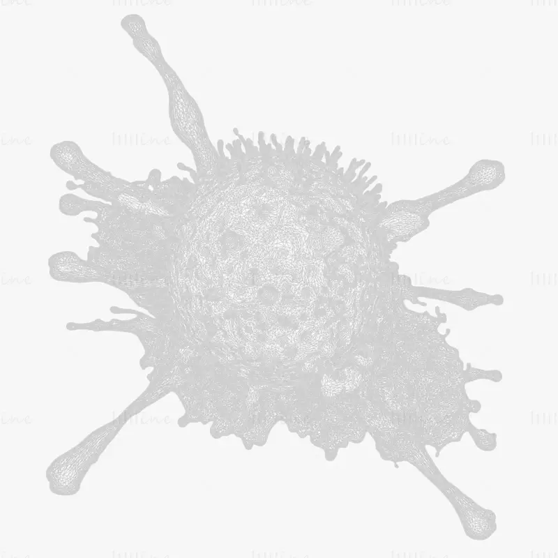 Cancer Cell Tumor Multi Format 3D Model
