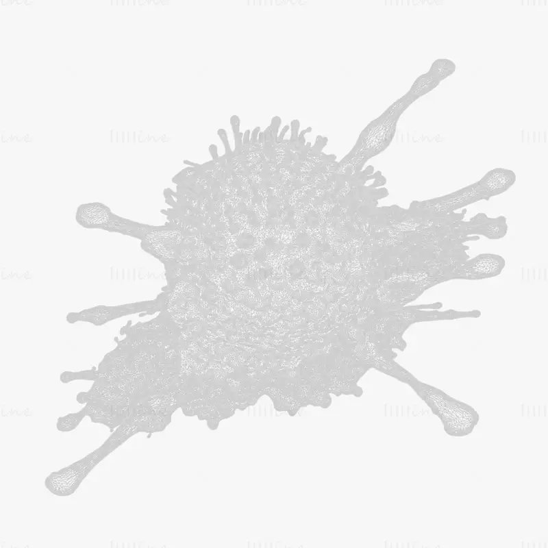Cancer Cell Tumor Multi Format 3D Model