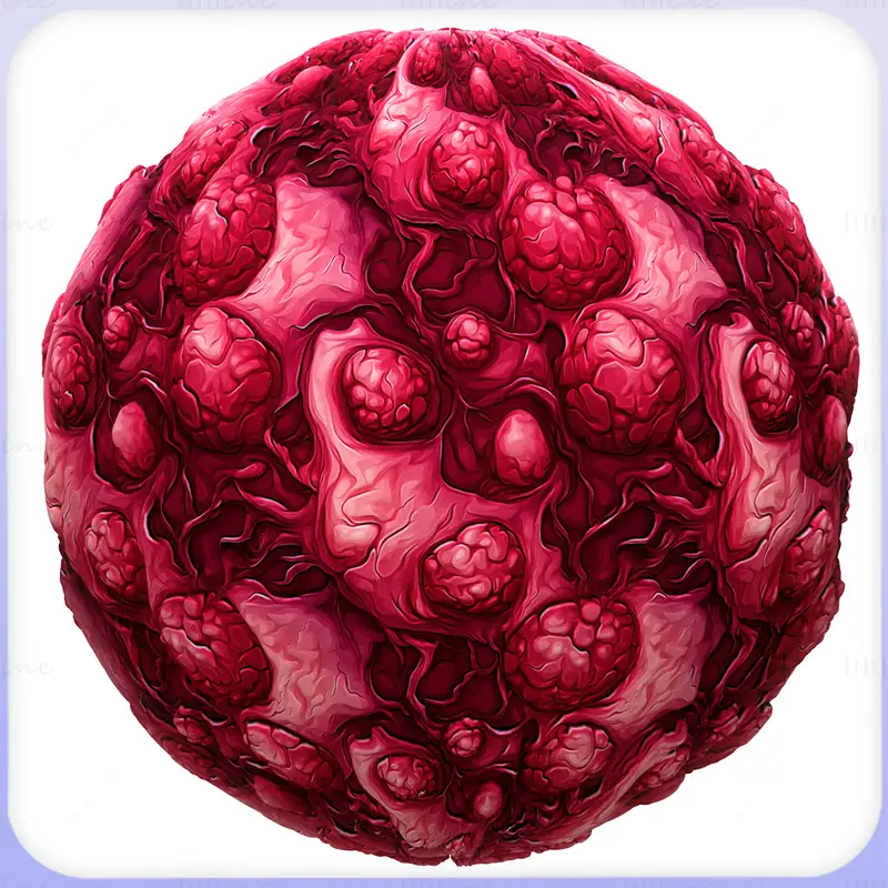 Cancer Seamless Texture PNG