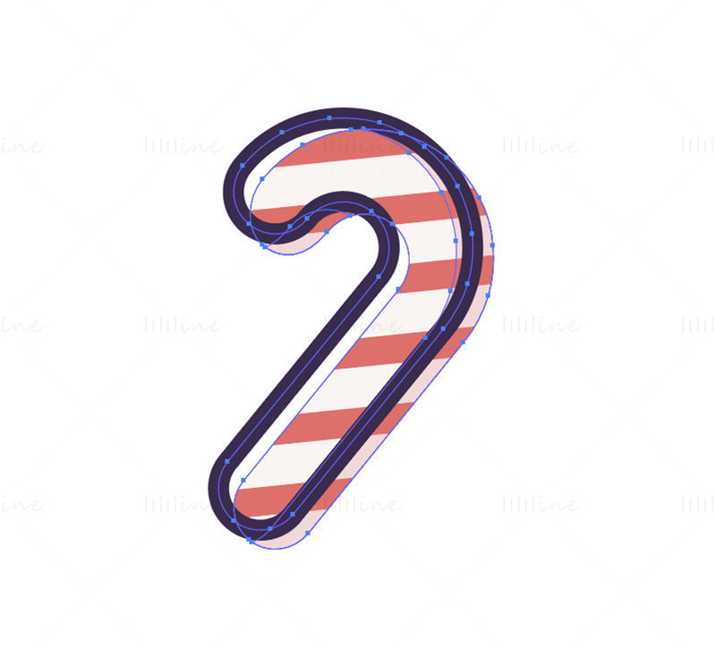 Candy Cane vector