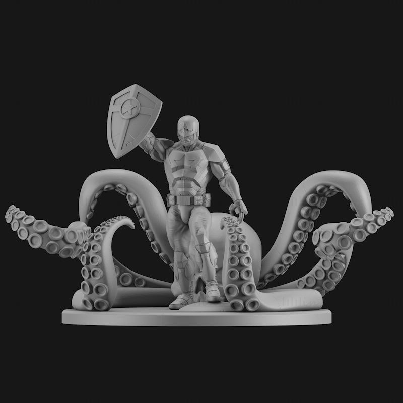 美国队长九头蛇3D打印模型STL
