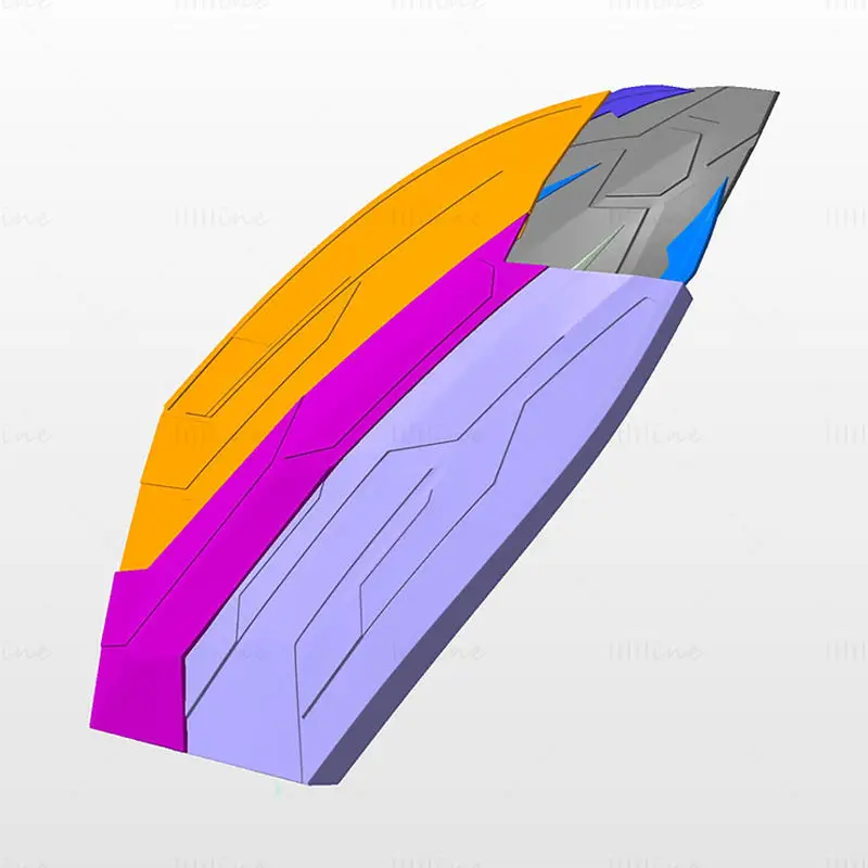 Kaptan Amerika Kalkanı 2018 Sonsuzluk Savaşı 3D Baskı Modeli STL