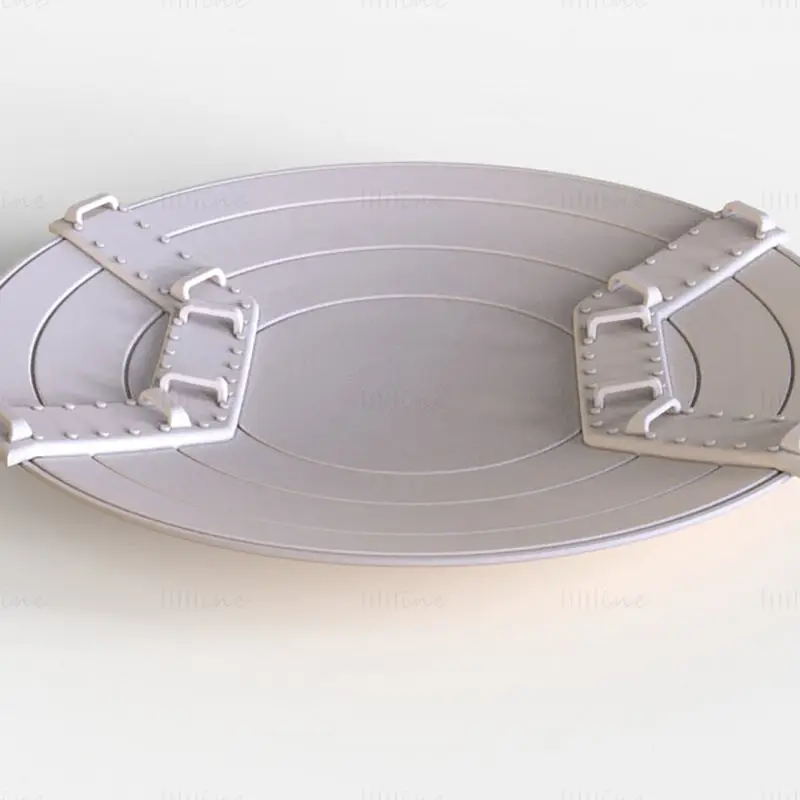 3D tiskarski model ščita Stotnika Amerike STL