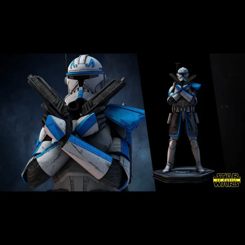 Captain Rex - Star Wars 3D Print Model STL 31CM