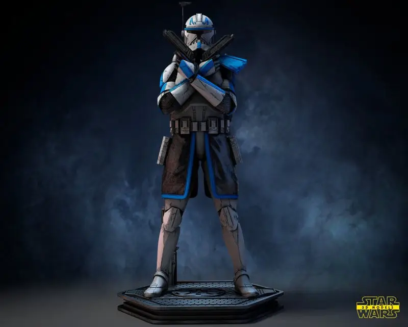 Captain Rex - Star Wars 3D Print Model STL 31CM