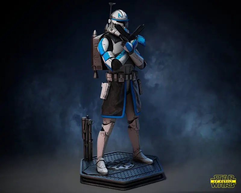 Captain Rex - Star Wars 3D Print Model STL 31CM