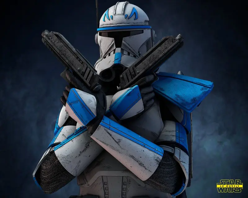 Captain Rex - Star Wars 3D Print Model STL 31CM