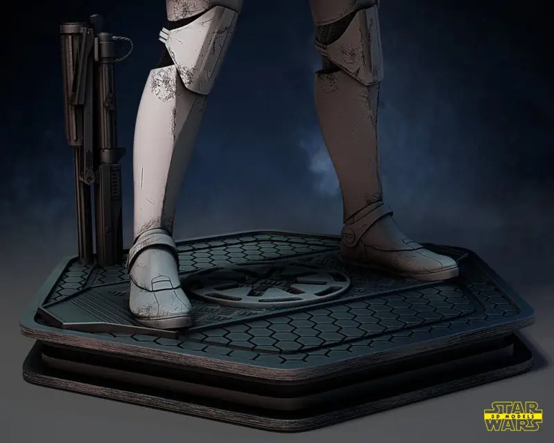 Capitán Rex - Modelo de impresión 3D de Star Wars STL 31CM