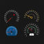 Car dashboard vector