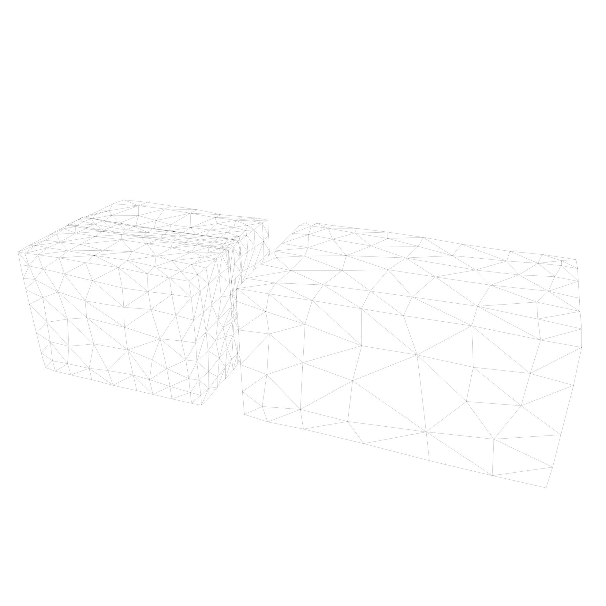 3d model made of cardboard