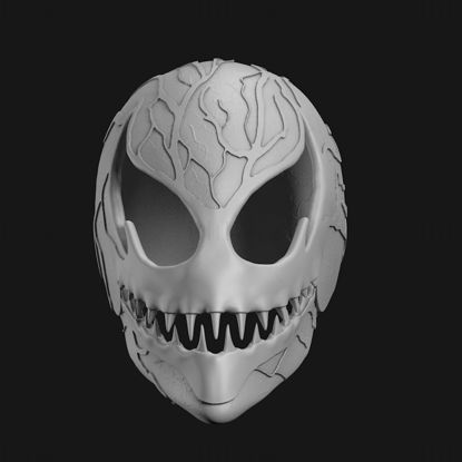 Carnage mask 3d print model STL