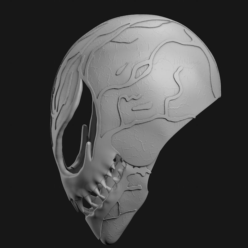 Carnage mask 3d print model STL
