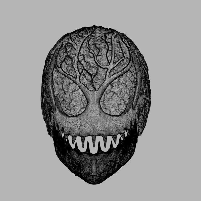 Carnage mask 3d print model STL