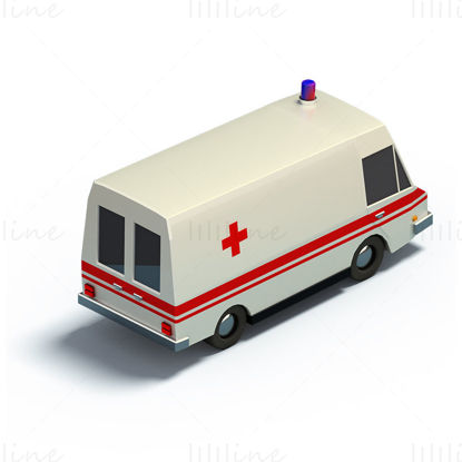 Cartoon ambulance png