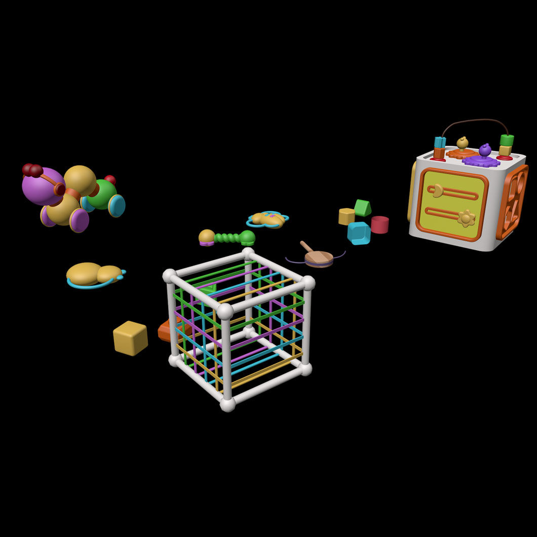 cartoon-baby-game-toys-3d-model