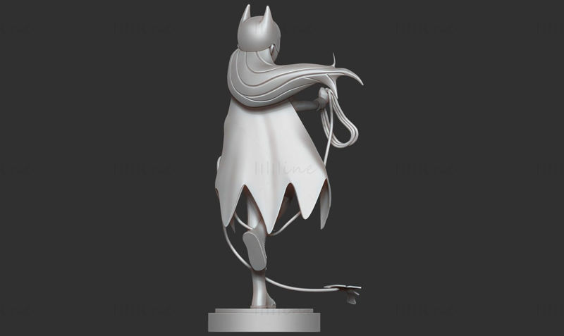 Анимационен модел за 3D принтиране Batgirl STL