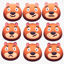 Cartoon Bear Head Pack Emoji 3D Model