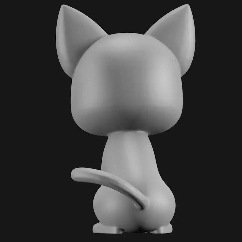 Cartoon Cat 3d-utskriftsmodell