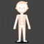 Cartoon Child skeletal system vector illustration