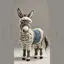 Cartoon cotton donkey image