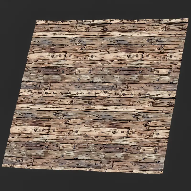 Cartoon Hand painted Wood Seamless Texture