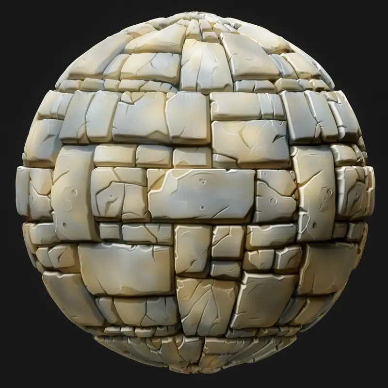 Cartoon Stone Floor Seamless Texture