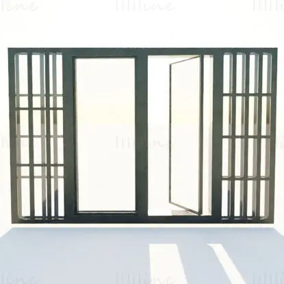 Casement Window 3D Model