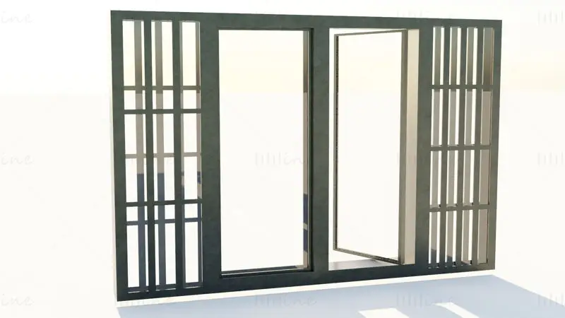 Casement Window 3D Model