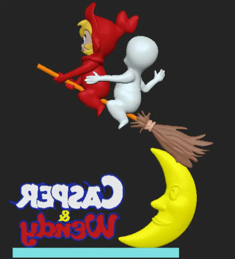 CASPER AND WENDY 3D Printing Model STL