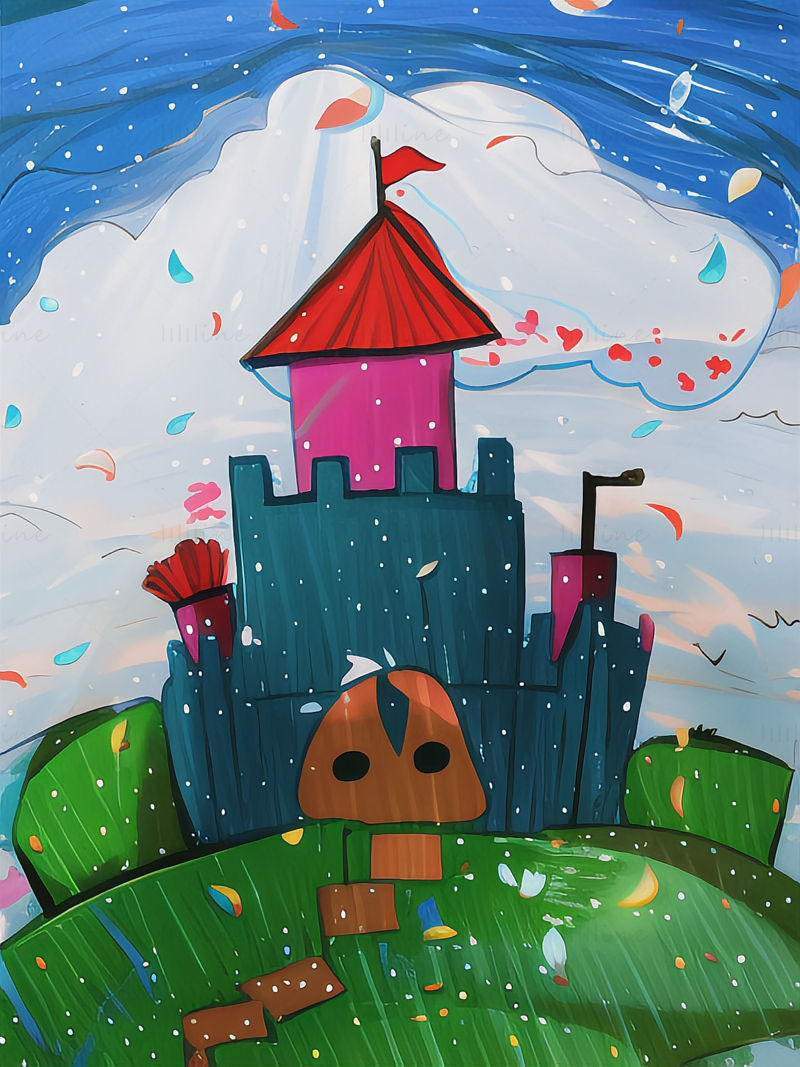 Castle illustration Series 03