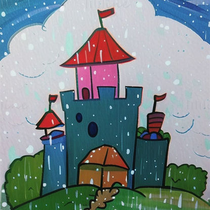 Castle Series illustration 04 snow
